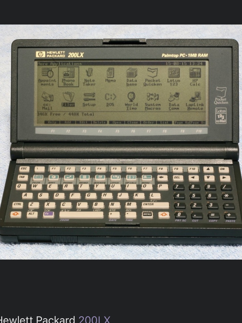 HP 200LX Palmtop PC - 1MB RAM- RARE Vintage PC- great condition